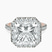 Pre-Designed 14kt Rose Gold Klarissa Halo Lab Diamond Eternity Ring