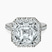 Pre-Designed Platinum Klarissa Halo Lab Diamond Eternity Ring
