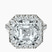 Pre-Designed Platinum Klarissa Halo Lab Diamond Eternity Ring