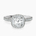 Pre-Designed Platinum Klarissa Halo Lab Diamond Eternity Ring