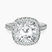Pre-Designed 10kt White Gold Klarissa Halo Lab Diamond Eternity Ring