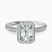 Pre-Designed Platinum Klarissa Halo Lab Diamond Eternity Ring