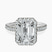 Pre-Designed Platinum Klarissa Halo Lab Diamond Eternity Ring