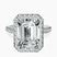 Pre-Designed Platinum Klarissa Halo Lab Diamond Eternity Ring