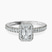 Pre-Designed Platinum Klarissa Halo Lab Diamond Eternity Ring