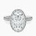 Pre-Designed 10kt White Gold Klarissa Halo Lab Diamond Eternity Ring
