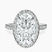 Pre-Designed Platinum Klarissa Halo Lab Diamond Eternity Ring