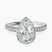 Pre-Designed Platinum Klarissa Halo Lab Diamond Eternity Ring