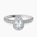 Pre-Designed Platinum Klarissa Halo Lab Diamond Eternity Ring