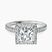 Pre-Designed Platinum Victoria Beckham Halo Lab Diamond Eternity Ring