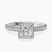 Pre-Designed Platinum Klarissa Halo Lab Diamond Eternity Ring