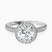 Pre-Designed Platinum Klarissa Halo Lab Diamond Eternity Ring