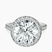 Pre-Designed 14kt White Gold Klarissa Halo Lab Diamond Eternity Ring