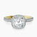 Pre-Designed 10kt Yellow Gold Klarissa Halo Lab Diamond Eternity Ring