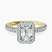 Pre-Designed 10kt Yellow Gold Klarissa Halo Lab Diamond Eternity Ring
