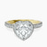 Pre-Designed 18kt Yellow Gold Klarissa Halo Lab Diamond Eternity Ring