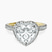 Pre-Designed 18kt Yellow Gold Victoria Beckham Halo Lab Diamond Eternity Ring