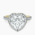Pre-Designed 18kt Yellow Gold Klarissa Halo Lab Diamond Eternity Ring
