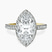 Pre-Designed 18kt Yellow Gold Victoria Beckham Halo Lab Diamond Eternity Ring