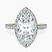 Pre-Designed 18kt Yellow Gold Klarissa Halo Lab Diamond Eternity Ring