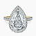 Pre-Designed 14kt Yellow Gold Klarissa Halo Lab Diamond Eternity Ring
