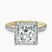 Pre-Designed 18kt Yellow Gold Klarissa Halo Lab Diamond Eternity Ring