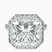 Pre-Designed 10kt Yellow Gold Klarissa Halo Lab Diamond Eternity Ring