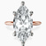 Pre-Designed 18kt Rose Gold Alora Six Prong Solitaire Lab Diamond Ring