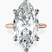 Pre-Designed 18kt Rose Gold Alora Six Prong Solitaire Lab Diamond Ring