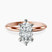 Pre-Designed 18kt Rose Gold Alora Six Prong Solitaire Lab Diamond Ring