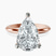 Pre-Designed 18kt Rose Gold Alora Six Prong Solitaire Lab Diamond Ring