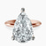 Pre-Designed 14kt Rose Gold Alora Six Prong Solitaire Lab Diamond Ring