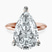 Pre-Designed 14kt Rose Gold Alora Six Prong Solitaire Lab Diamond Ring