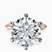 Pre-Designed 14kt Rose Gold Alora Six Prong Solitaire Lab Diamond Ring