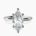 Alora Six Prong Solitaire Lab Diamond Engagement Ring in 10kt White Gold