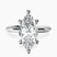 Pre-Designed 10kt White Gold Alora Six Prong Solitaire Lab Diamond Ring