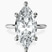 Pre-Designed Platinum Alora Six Prong Solitaire Lab Diamond Ring