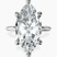 Pre-Designed 14kt White Gold Alora Six Prong Solitaire Lab Diamond Ring