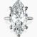 Pre-Designed 14kt White Gold Alora Six Prong Solitaire Lab Diamond Ring