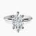 Alora Six Prong Solitaire Lab Diamond Engagement Ring in 9ct White Gold
