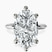 Pre-Designed 14kt White Gold Alora Six Prong Solitaire Lab Diamond Ring