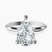 Pre-Designed 14kt White Gold Alora Six Prong Solitaire Lab Diamond Ring