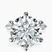 Pre-Designed 14kt White Gold Alora Six Prong Solitaire Lab Diamond Ring