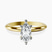 Pre-Designed 14kt Yellow Gold Alora Six Prong Solitaire Lab Diamond Ring