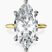 Pre-Designed 10kt Yellow Gold Alora Six Prong Solitaire Lab Diamond Ring