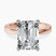 Pre-Designed 14kt Rose Gold Jannel Tapering Solitaire Lab Diamond Ring