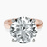 Pre-Designed 14kt Rose Gold Jannel Tapering Solitaire Lab Diamond Ring
