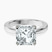 Pre-Designed 10kt White Gold Jannel Tapering Solitaire Lab Diamond Ring