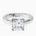 Pre-Designed 10kt White Gold Jannel Tapering Solitaire Lab Diamond Ring