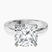 Pre-Designed 10kt White Gold Jannel Tapering Solitaire Lab Diamond Ring